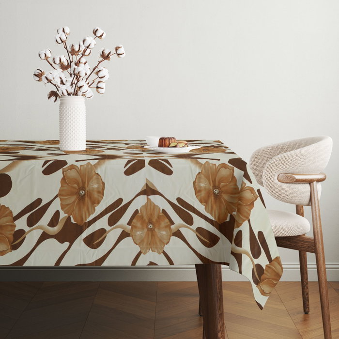 Hermia Mantel Blanco con Patrón Sutil 140 x 180 cm